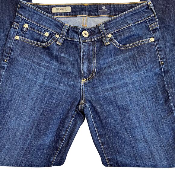 AG Adriano Goldschmied 27/28 The Jessie Curvy Boot Fit Low Rise Jeans Dark Wash - Picture 7 of 16